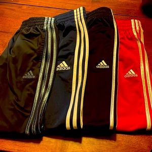 Gently used Boys Adidas track pants.. size 10-12